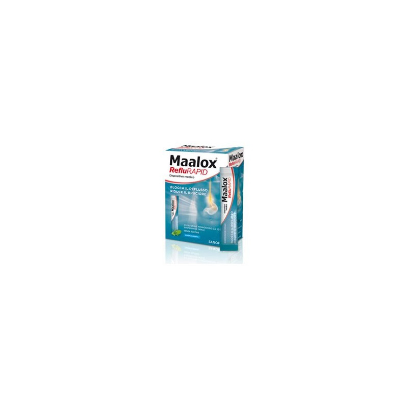 SOSPENSIONE ORALE MAALOX REFLURAPID 20 BUSTINE MONODOSE DA 10 ML
