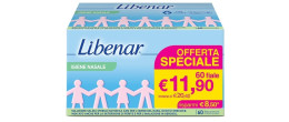 SOLUZIONE SALINA ISOTONICA 0,9% LIBENAR PER IGIENE NASALE 60 FLACONCINI MONOUSO X 5 ML
