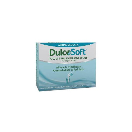 DULCOSOFT POLVERE PER SOLUZIONE ORALE 20 BUSTINE