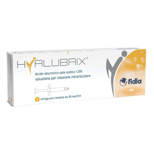 SIRINGA INTRA-ARTICOLARE HYALUBRIX ACIDO IALURONICO 1,5% 30 MG 2 ML NO ETO