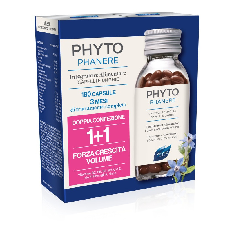 PHYTO PARIS PHYTOPHANERE INTEGRATORE ALIMENTARE CAPELLI/UNGHIE 90+90 CAPSULE