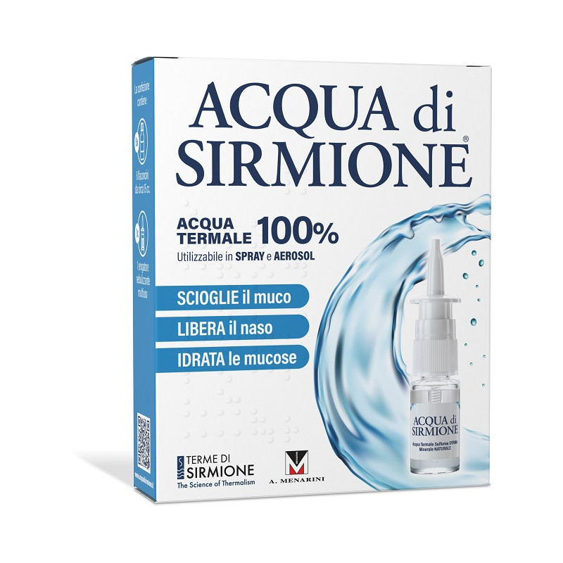 ACQUA SIRMIONE MINERALE NATURALE 6 FIALE 15 ML